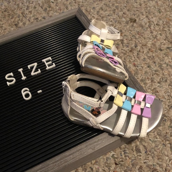 Dora The Explorer Pastel Gladiator Sandals - Picture 2 of 4
